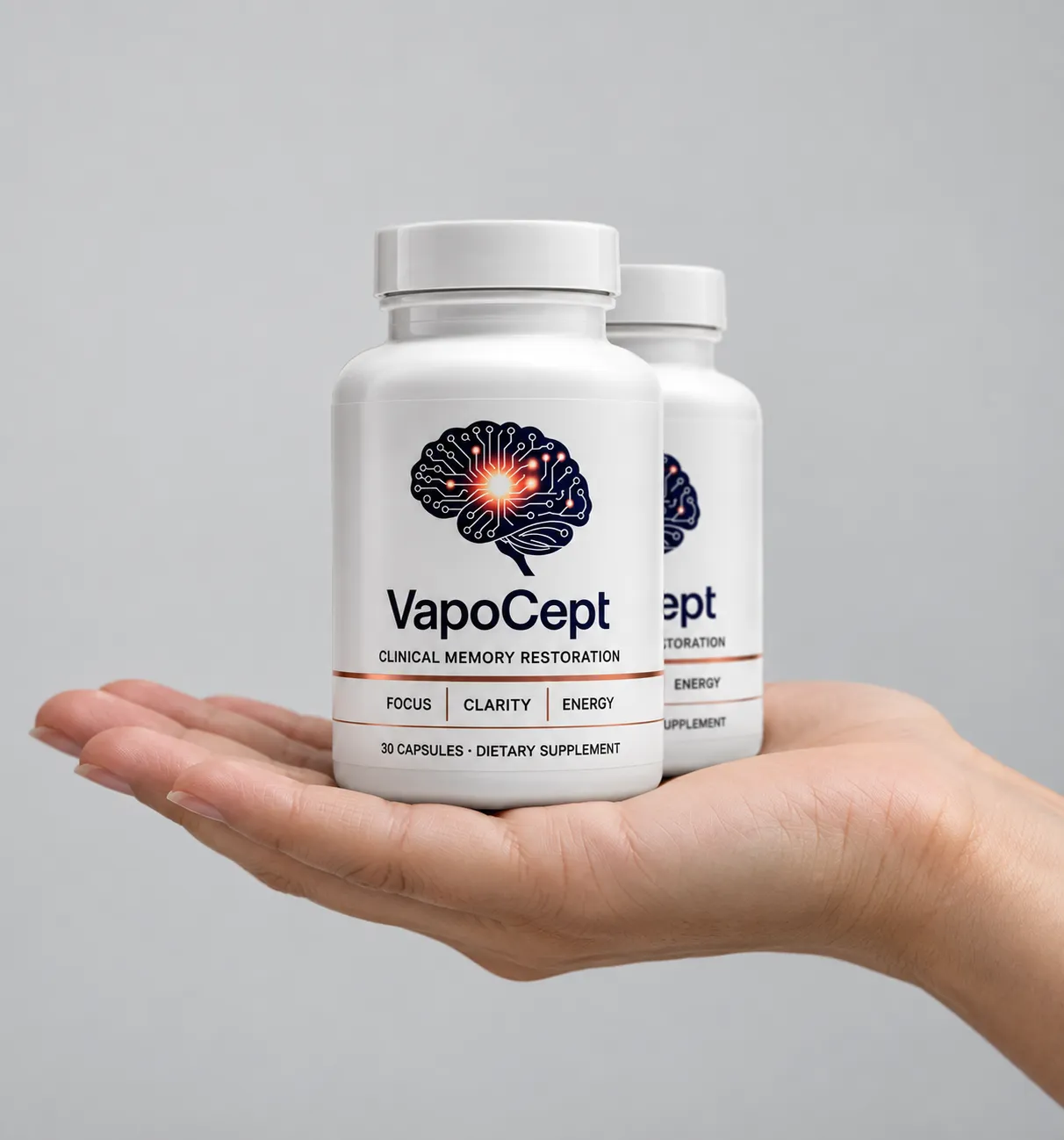 VapoCept — the package held in a hand